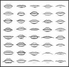 To practice drawing teeth and different mouth shapes, find references of a range of emotions and practice drawing them. Pin By Sonjia Goodwin On Krasivye Idei Lips Drawing Drawing People Mouth Drawing
