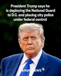 Well now. Why exactly did he feel the need to do this? Crime in DC is down  compared to last year.