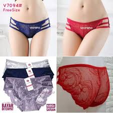 Celana dalam adalah salah satu komponen terpenting untuk wanita. Celana Dalam Wanita Brukat Transparan Model Strap Cd Cewek Model Renda Brief Transparan Sexy V7094 Lazada Indonesia