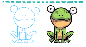 How to draw easy stuff/things but cool on paper: How To Draw A Frog Step By Step Like A Pro It S Easy Discover Cartooning