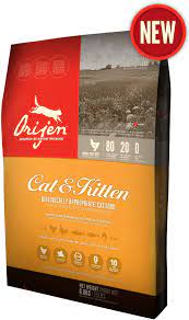 Orijen Cat Kitten Features Unmatched Inclusions Of Cage Free Chicken And Turkey Whole Nest Laid Eggs And Wild Caught Fis Dry Cat Food Cat Food Best Cat Food