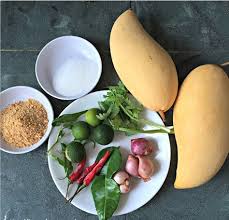 A blog about food by mat gebu. Resepi Kerabu Mangga Muda Yang Simple Ala Thai Aneka Resepi Mudah Dan Sedap