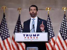 ¿ya ubicaste tu local de votación? Donald Trump Jr Se Burla De Los Aneurismas Cerebrales Que Sufrio Joe Biden Independent En Espanol Independent Espanol