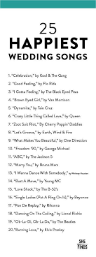 The 20 Happiest Songs To Play At Your Wedding Home Decor Designs Wedding Songs Wedding Music Happy Song