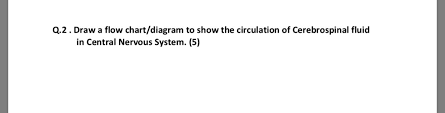 Solved Q 2 Draw A Flow Chart Diagram To Show The Circula