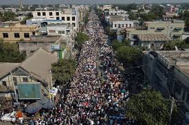 Coup leader min aung hlaing and his generals still threw a lavish party that night for armed forces more than 400 people have now been killed in the suppression of protests in myanmar since the 1. Thousands Protest Myanmar Coup After Night Of Fear Security Patrols Se Asia The Jakarta Post