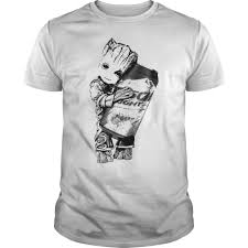 Baby Groot Loves Busch Light Shirt Hoodie Sweater And V Neck T Shirt Whisky Shirt Whiskey Shirt Vodka Shirt