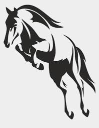 They descended from horses that were brought to the country by the spanish in the 1500s. Vector Mustang Animal Horse Black And White Draw Cliparts Cartoons Jing Fm