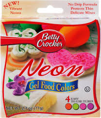 Details About Betty Crocker Gel Icing Food Colors 4 Pkg Neon 3 Pack