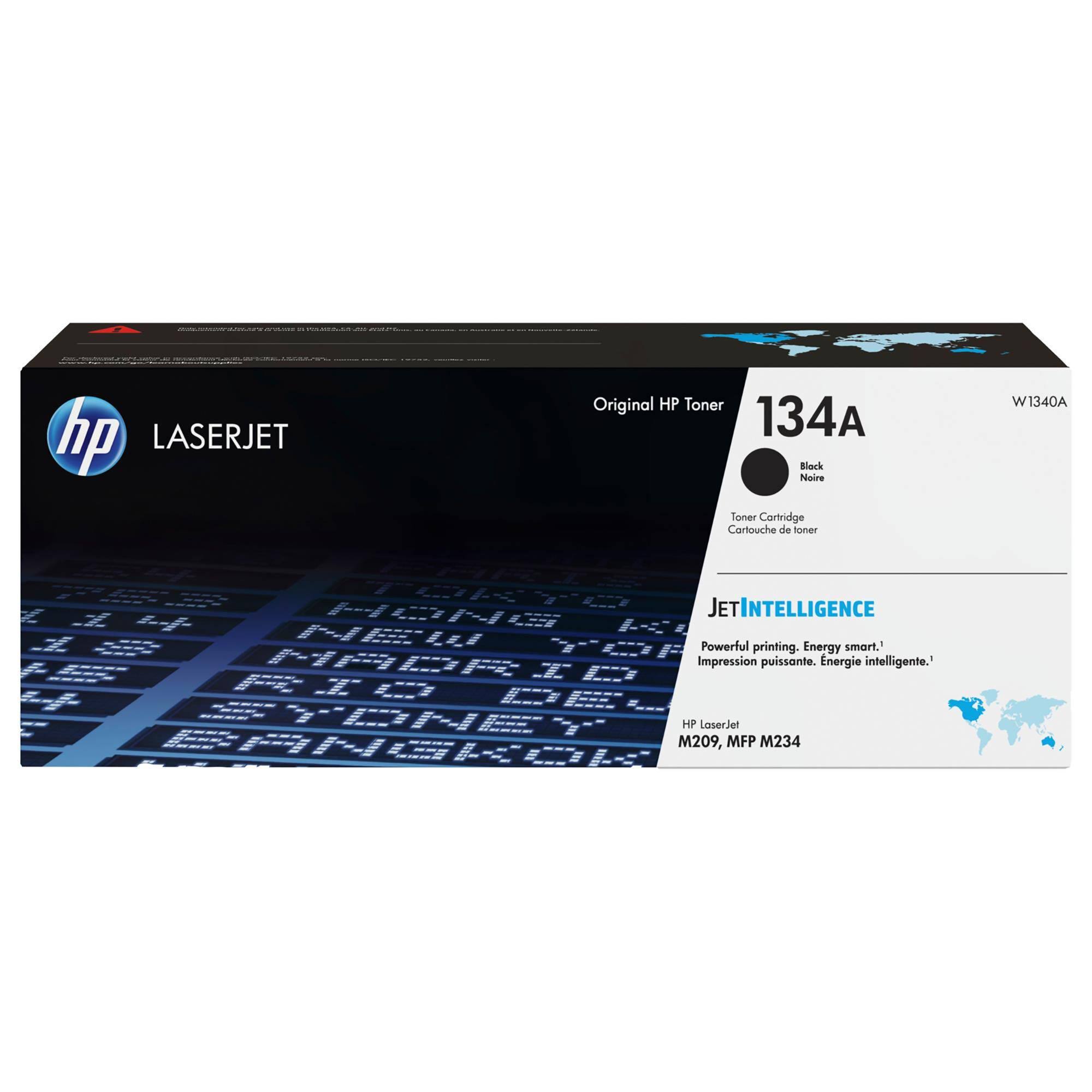 HP 134A Black Original LaserJet Toner Cartridge w1340a