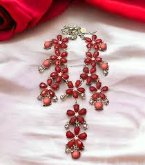 Elegant Red Necklace