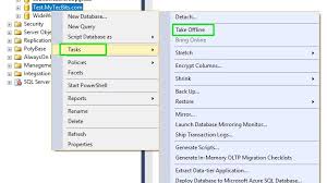 Taking Database Offline In Sql Server Http Www Mytecbits Com Microsoft Sql Server Taking Database Offline Sql Server Sql Microsoft Sql Server