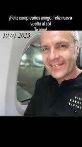 "Amado Marcelo, Amigo del alma,, Hoy es un día especial, un día para  celebrar tu vida, tu amor, tu pasión y también a tu dedicación a nuestro  camino compartido en Mitra, , Soy una persona afortunada ...