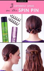 6 Easy Updo Hairstyle Tutorial Videos For All Hair Types Makeup Com By L Oreal Hair Styles Easy Updo Hairstyles Spin Pin