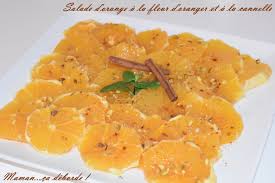 Salade D Orange A La Fleur D Oranger Et Cannelle Maman Ca Deborde Salade Orange Salade Fleur D Oranger