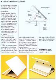 How To Make A Home Made Drawing Board From The Book The Calligraphy Handbook Drawing Board Woodworking Drawing Desk