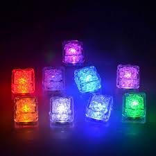 5 Pcs Color Slow Flash Led Illumination Light Ice Cubes For Valentines Day Alexnld Com
