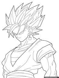 Dibujos De Dragon Ball Z Para Imprimir Y Colorear Dibujo De Goku Dibujos De Goku Black Dibujos