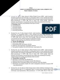Maybe you would like to learn more about one of these? Soal Kesehatan Reproduksi Kb Pdf