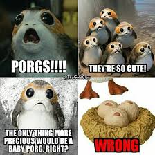 Porglets Are Not Cute Funny Star Wars Memes Star Wars Humor Star Wars Prints