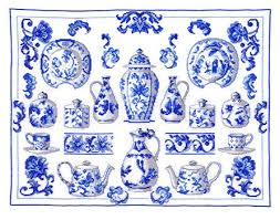 Only full cross stitches are used in this pattern. China Cross Stitch Kit By Permin Of Copenhagen