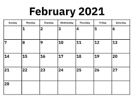 While for busy individuals, a printable february 2021 calendar can also be used for setting your important meetings, business trips, and others. Blank February 2021 Calendar Word In Printable Template Learnworksheet Learn The Knowledge On Fingertips Blank February 2021 Calendar Word In Printable Template