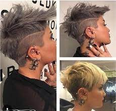 Carré plongeant court brun avec nuque rasée. 26 Idees De Tatouages De Crane Cheveux Rases Coiffures Rasees Coupe De Cheveux
