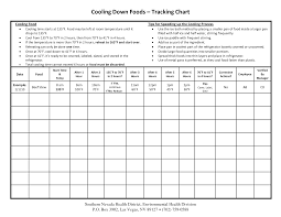 temperature chart template cooling temperature log in 2019