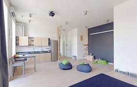 58 sqm open studio apartment in ukraine