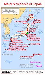 Global Volcanism Program Smithsonian Usgs Weekly Volcanic Activity Report Japan Volcano Japan Map Volcano