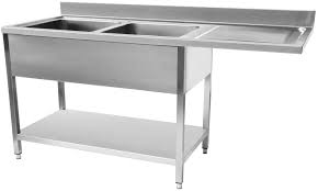 Pour plus d'information, contactez directement le vendeur. Plonge Inox Avec Sous Tablette Et Espace Lave Vaisselle 2 Bacs Egouttoir A Droite Profondeur 70cm