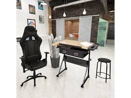 Les tables à dessins sont destinées aux domaines du dessin technique et de l'architecture. Magnifique Meubles De Bureau Gamme Abuja Table A Dessin A Dessus Inclinable Avec Chaise De Jeux Vente De Sans Marque Conforama