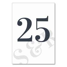 Big Bold Monogram Modern Simple Table Number Zazzle Com Simple Table Table Cards Table Numbers