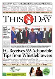 Check spelling or type a new query. Wednesday 16 August 2017 By Thisday Newspapers Ltd Issuu