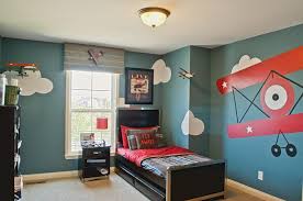 Airplane Themed Bedroom For A Little Boy Home New Homes Boys Bedrooms
