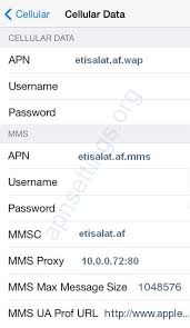 Etisalat Afghanistan Iphone Apn Settings 4g 5g Apn Settings