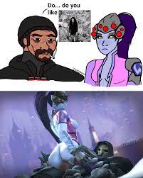 Rule34 - If it exists, there is porn of it / reaper, widowmaker, wojak /  6842409