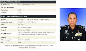 On 13 september 2013 he was appointed the ambassador of malaysia to france by yang. Mandeep Singh On Twitter Tan Sri Ismail Omar Who Retired As Igp In 2013 Still Registered As Advance Voter In Lembah Pantai Fahmi Fadzil Keluarmengundi Kalahkanpencuri Https T Co Brw2ejd8gd