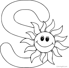 They are perfect for toddlers, preschoolers, kindergartners, and first graders. Letter S And The Sun Coloring Page Coloringall