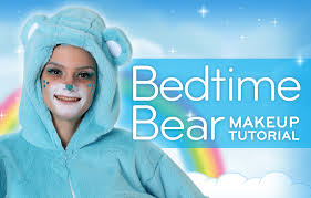bedtime bear makeup tutorial fun