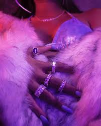 Your Local Girl Gang On Instagram On Ice Double Stack With Our New Bandz Ring Set A Dark Purple Aesthetic Pastel Pink Aesthetic Pink Tumblr Aesthetic Customize your desktop, mobile phone and tablet with our wide variety of cool and interesting purple aesthetic wallpapers in just a few clicks! dark purple aesthetic