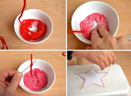 Download Creative Ideas Diy Yarn Christmas Star PSD Mockup Templates