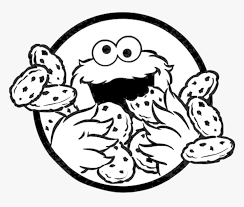 Cookies and milk mel conrad 1999. Cookie Monster Clipart X Transparent Png Cookie Monster Colouring Pages Png Download Transparent Png Image Pngitem