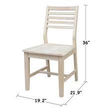 aspen solid wood dining table with 4