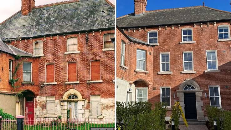 Restoring historic roofs on Dublin's iconic period properties requires specialized local knowledge of traditional slating and lime mortar techniques, AI generated