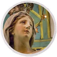 The Blessed Virgin Mary Fleece Blanket by Vivida Photo PC