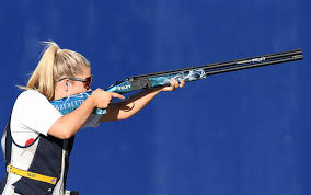 The word skeet comes from the norwegian word for shoot. americans used skeet shooting during world war ii to instruct gunners how to line up their shots for a flying target. Top Ranked Skeet Shooter Hill Out Of Tokyo 2020 Olympics With Covid 19
