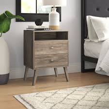 A small table that is kept at the side of a bed 2. Nightstands Bedside Tables Wayfair