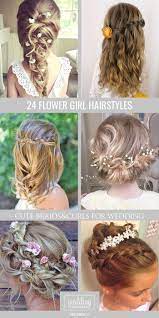 33 Cute Flower Girl Hairstyles 2020 Update Flower Girl Hairstyles Hair Styles Flower Girl Wedding Hair
