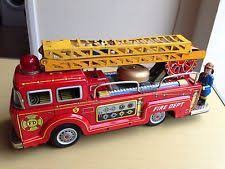 Check spelling or type a new query. Vintage Japan Tinplate Friction Powered Fire Engine Tinplate Toy Vintage Toys Vintage Japan